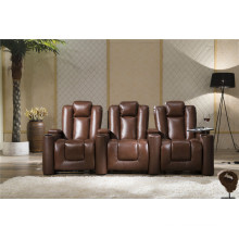 Living Room Sofa with Modern Genuine Leather Sofa Set (929)